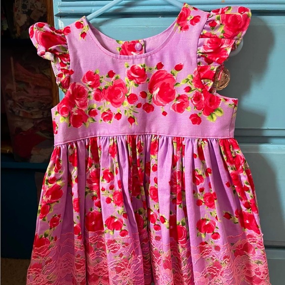 Red Roses Purple Melsa Top - Picture 1 of 3